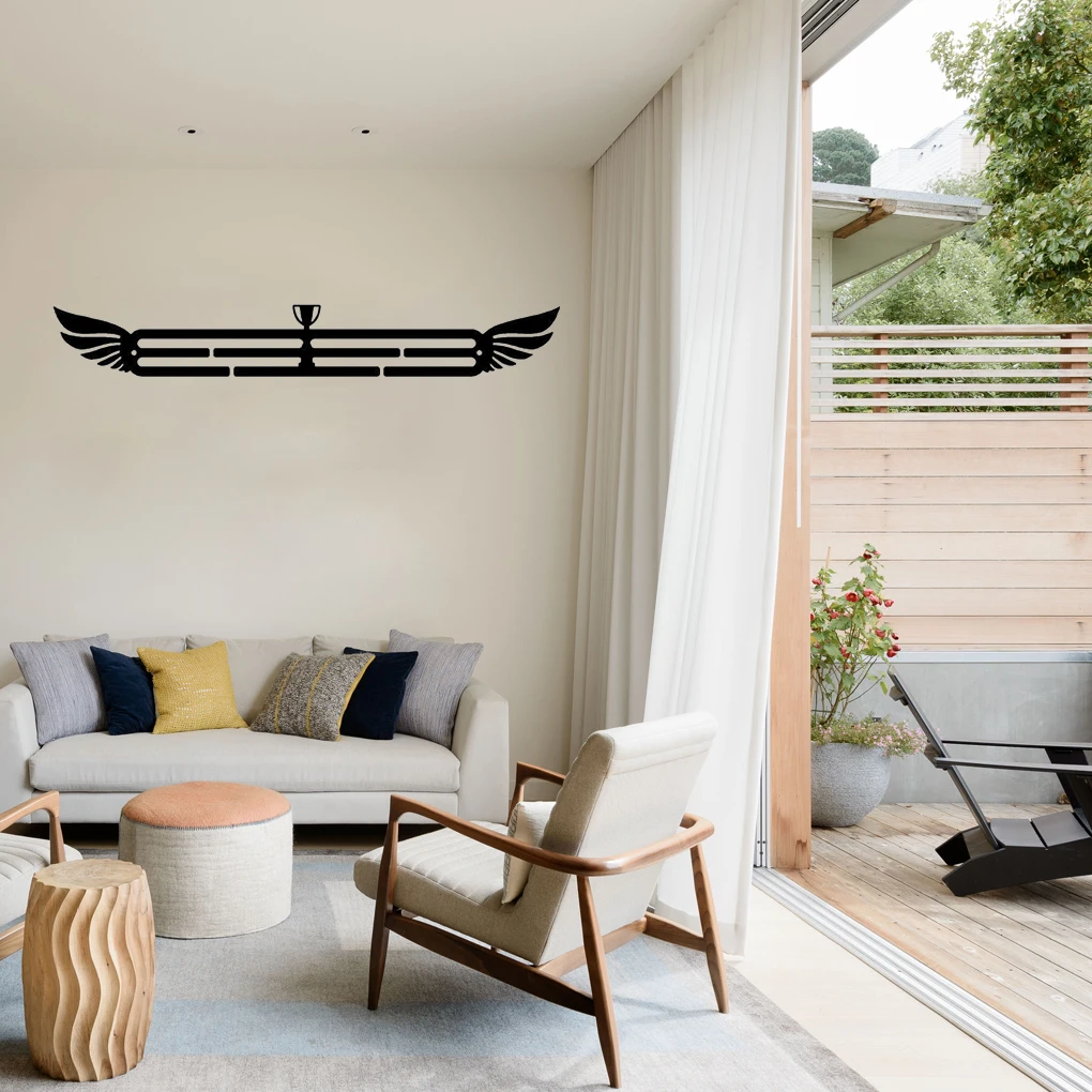 

Hanger Gift Iron Holder Art Display Rack Storage Swimming Marathons Sport