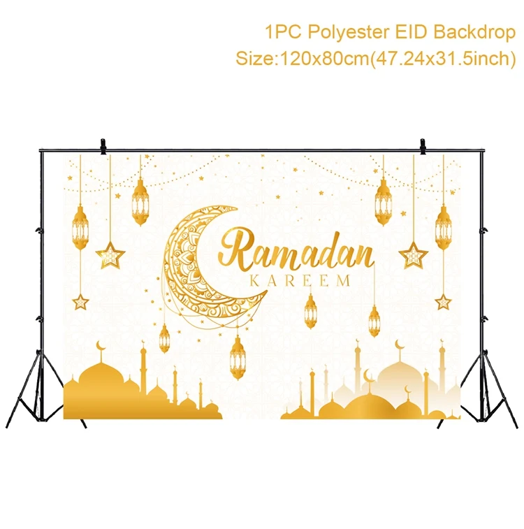 

Украшения Для Празднования Ид аль-Фитр, Рамадан Мубарак, Исламские Товары Для Вечеринок, Домашний Декор 2025