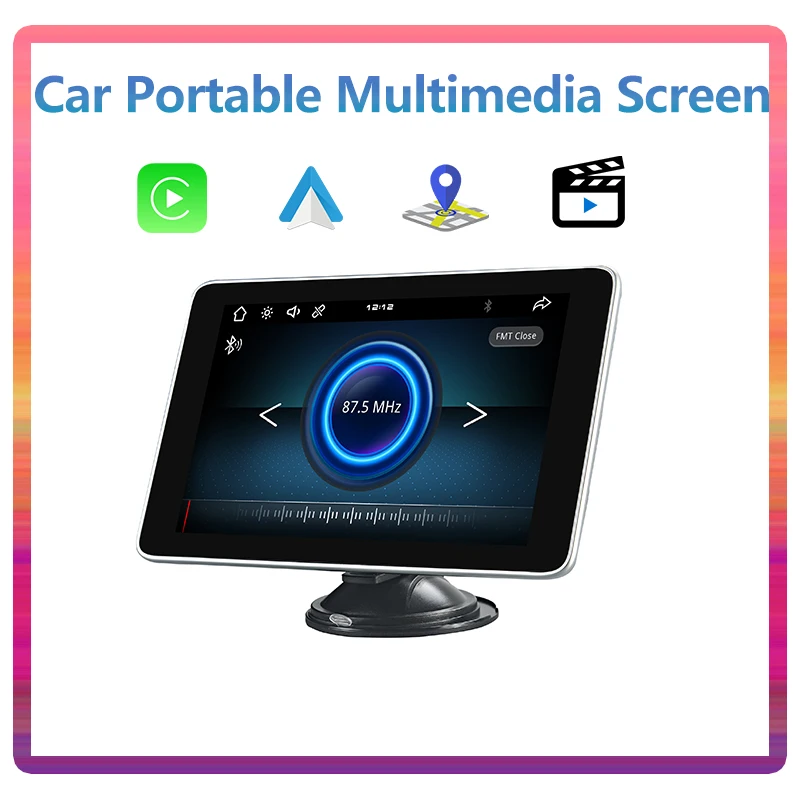 Автомобильный монитор портативный беспроводной навигатор для CarPlay