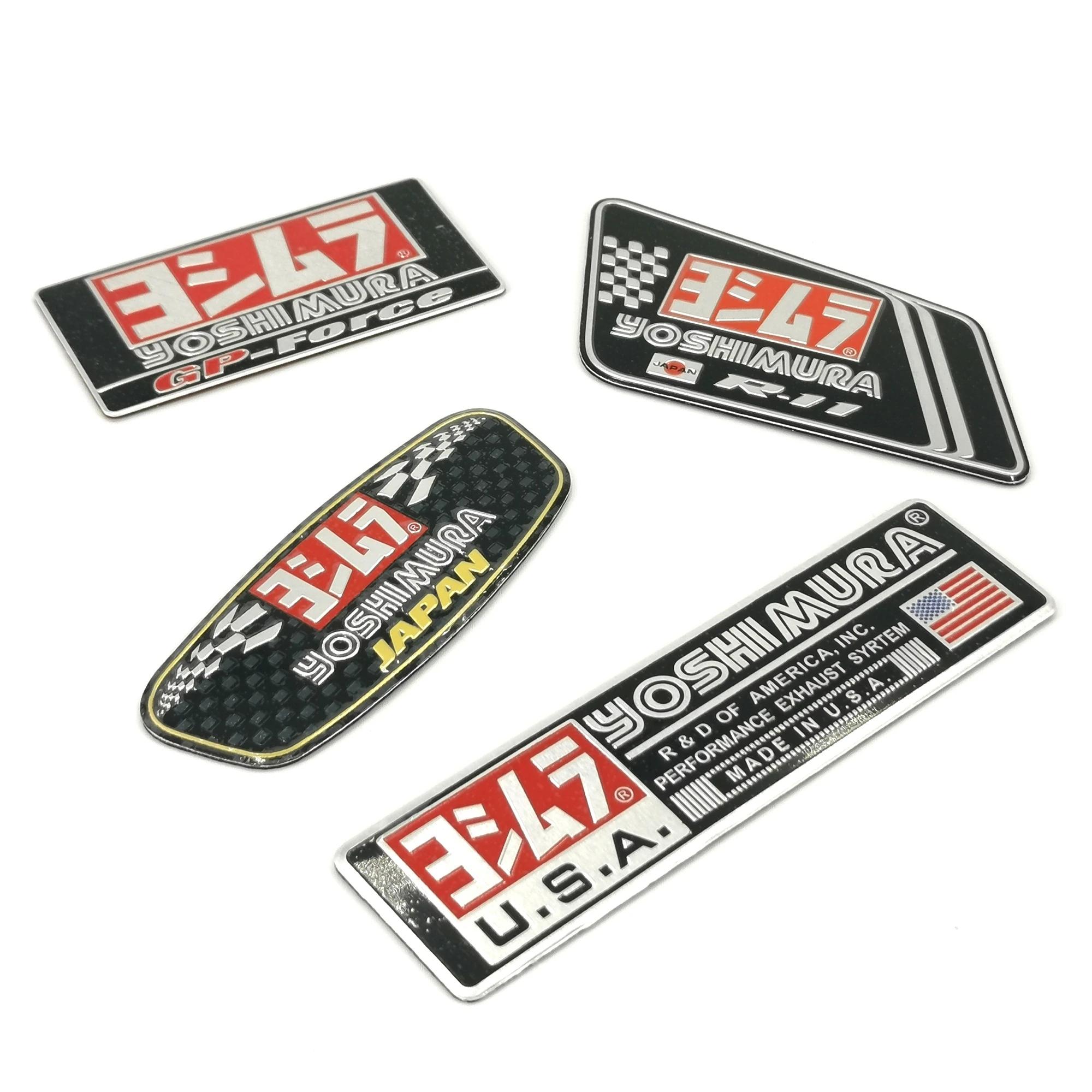 2 шт. алюминиевые декоративные наклейки на глушитель мотоцикла выхлопная труба 3D