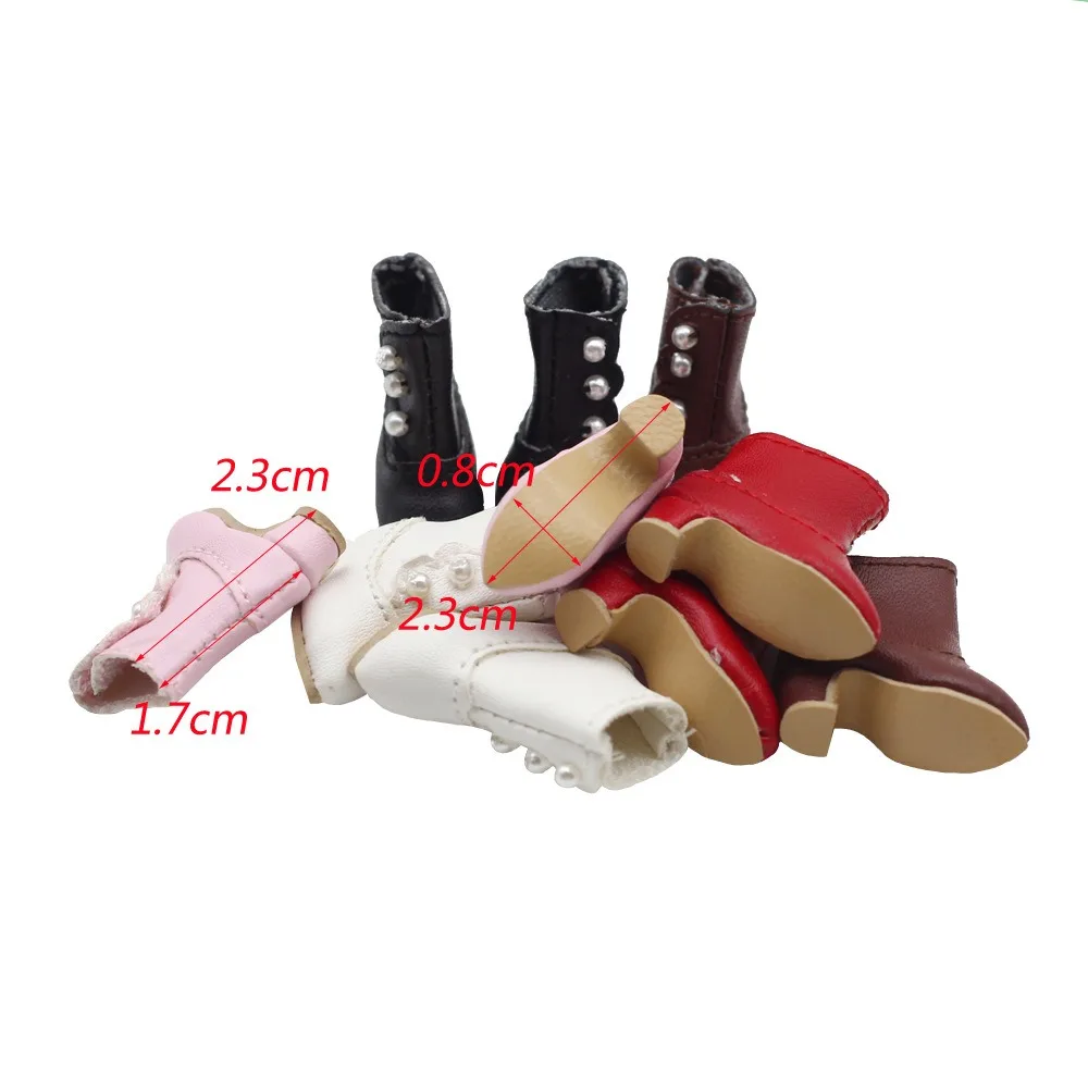 Фото Туфли на высоком каблуке 2,3 см для кукол OB11, обувь для кукол BJD 1/12, аксессуары для кукол из искусственной кожи, игрушки для переодевания и игр №2