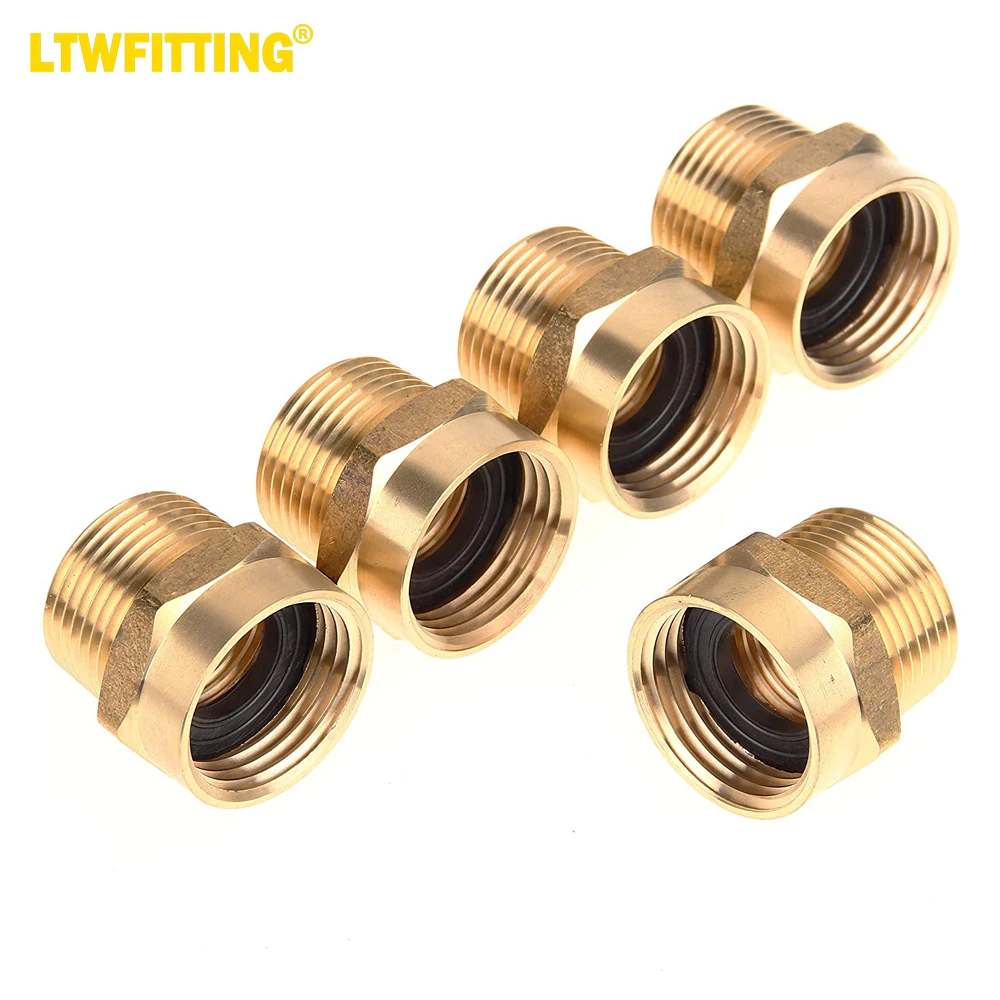 Адаптер для шланга 3/4 дюйма FHT x MIP или 1/2 FIP латунный штуцер садового LTWFITTING