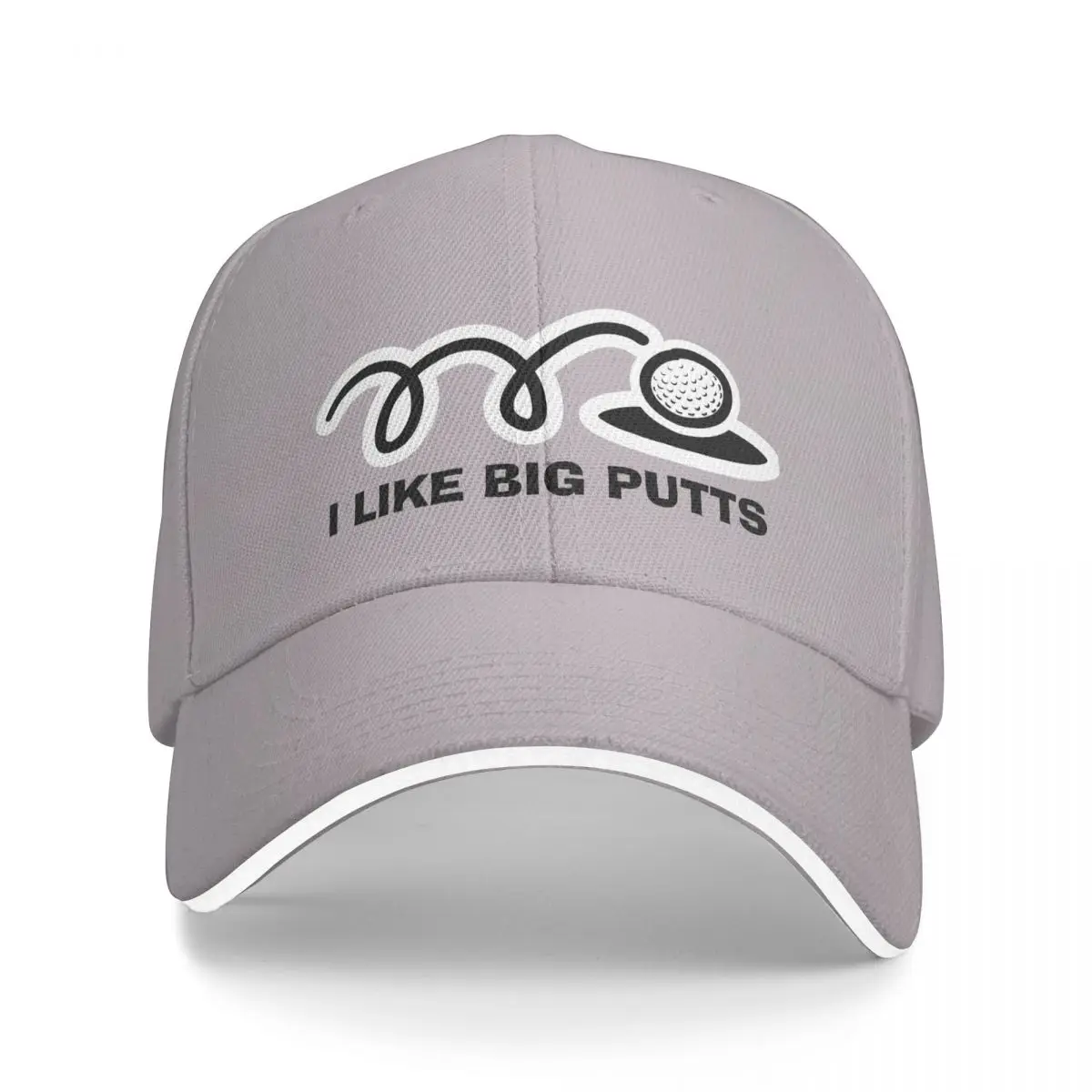 Funny Golf Quote I Like Big Putts Trucker Cap Stuff Vintage Snapback Cap For Unisex Casquette Fit All Size