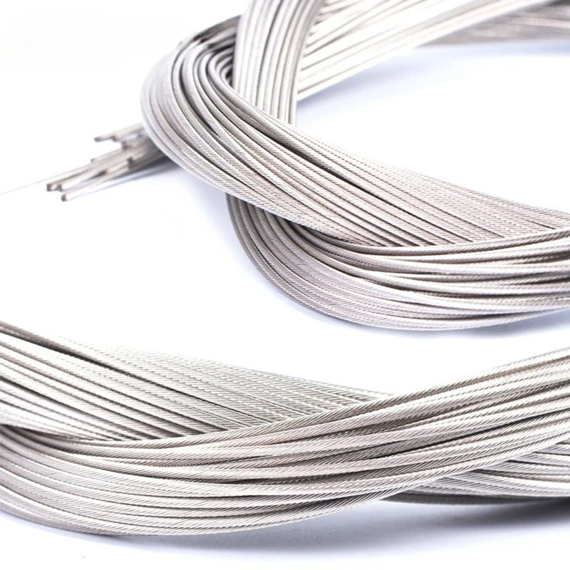 5/10 шт. трос из нержавеющей стали для ручного тормоза 2 м
