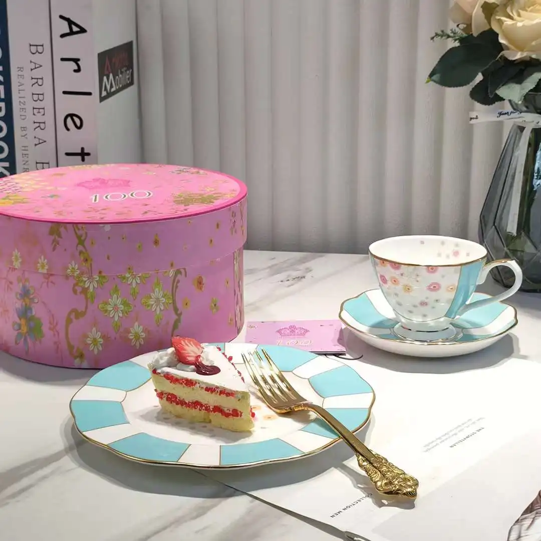 Afternoon Tea Coffee Cup Dish Gift Box