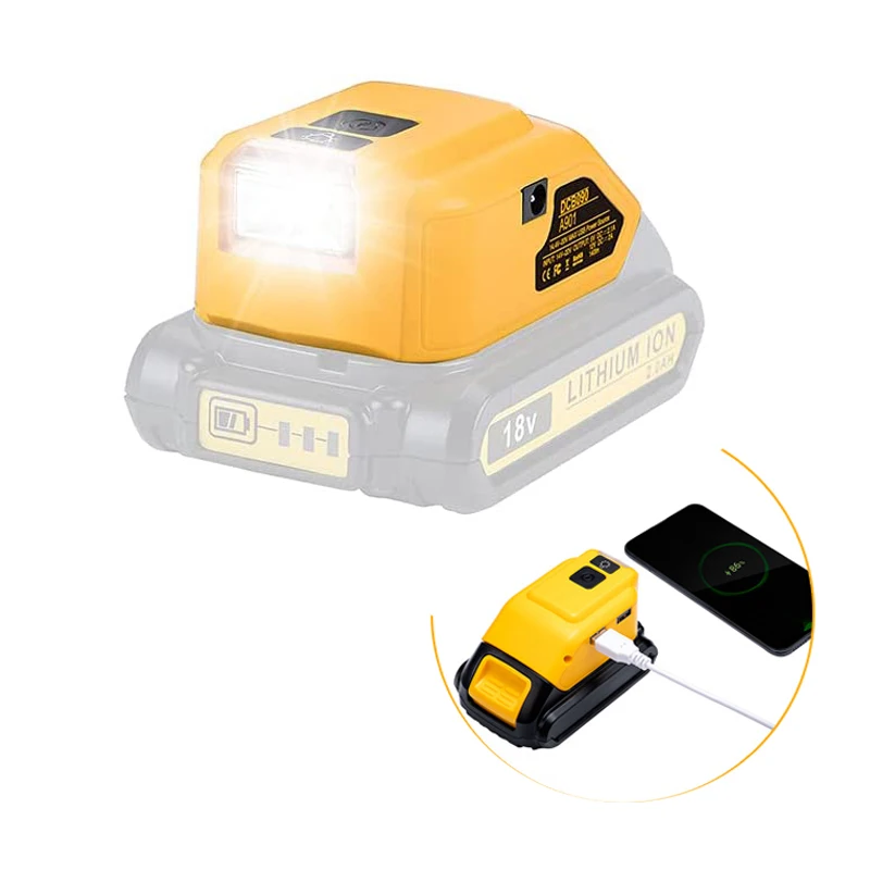Конвертер USB DCB090 зарядное устройство адаптер для аккумулятора Dewalt 18 в 20 макс.