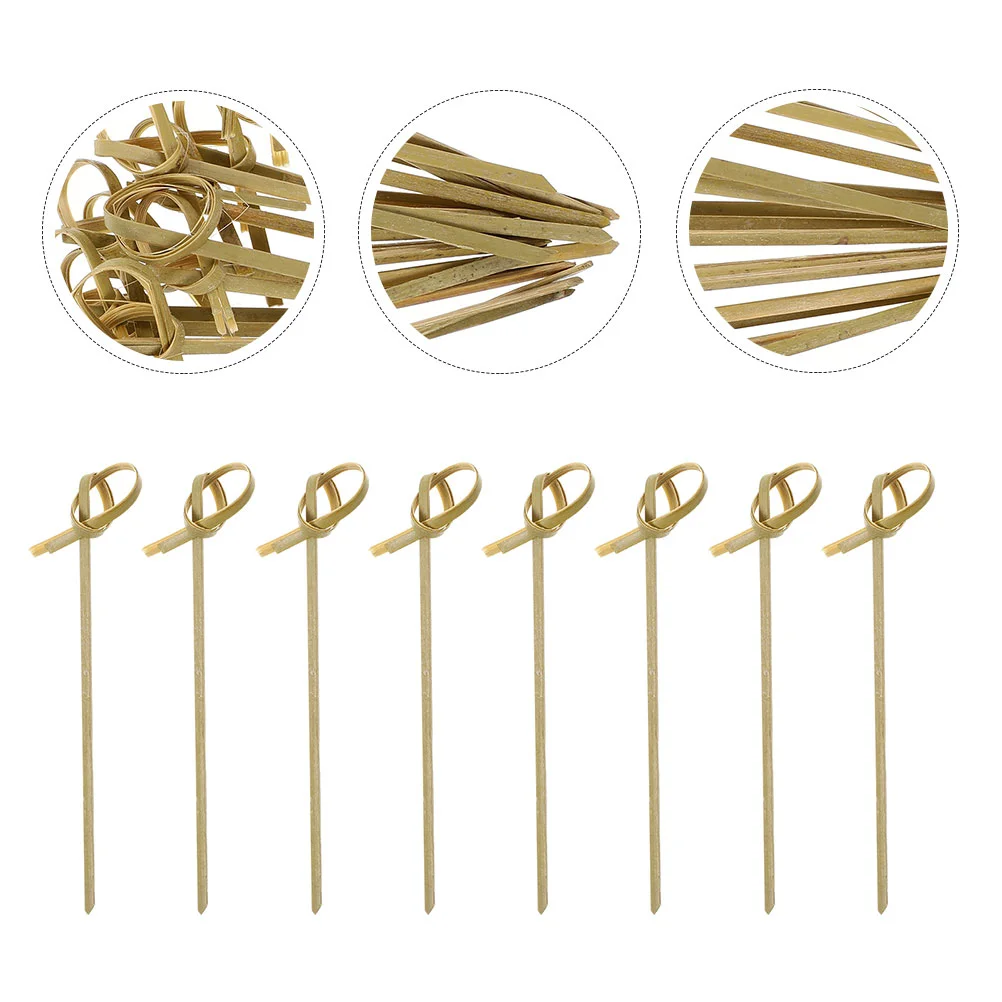 

100Pcs Picks Cocktail Stir Sticks Cocktail Skewer Wood