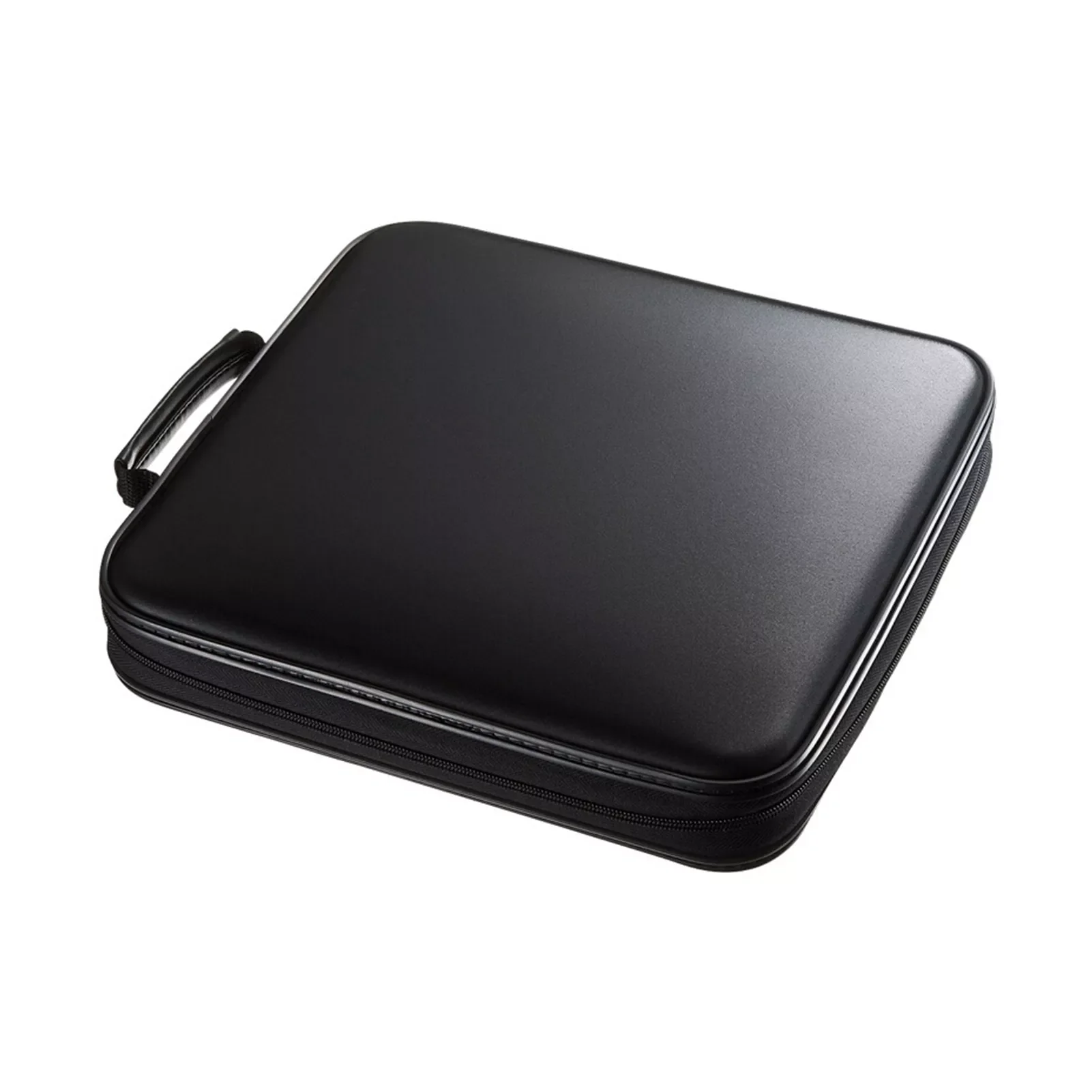 

Case Durable Protective 160 Capacity Hard Shell Storage Box Anti Scratch Double Zipper DVD VCD Wallets Disc Organizer Home