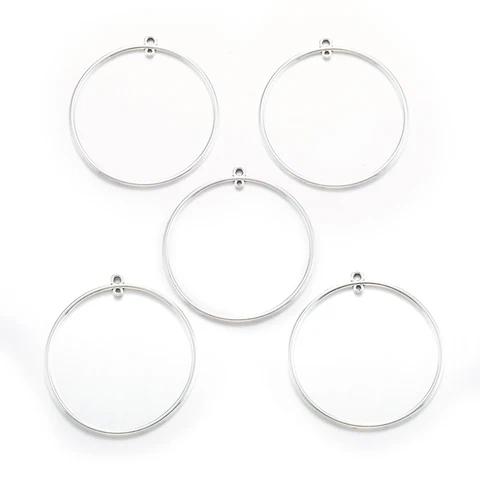 Фурнитура для бижутерии YuenZ, круглые серьги, 15 шт.