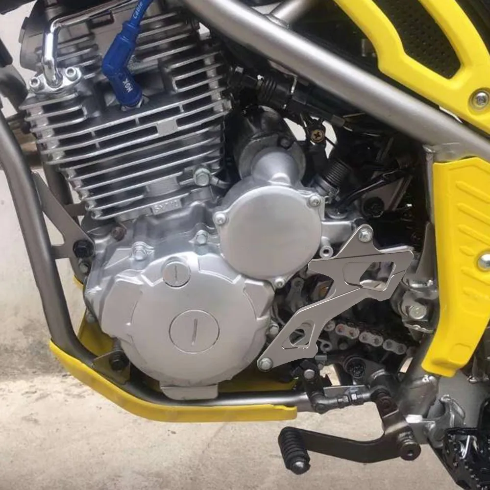 Фото Для YAMAHA RAPTOR 125/350 SE/700R SE/250 EDIZIONE SPECIALE/YFZ450/YFZ450R/YFZ450X крышка передней звездочки Защитная крышка цепи №5