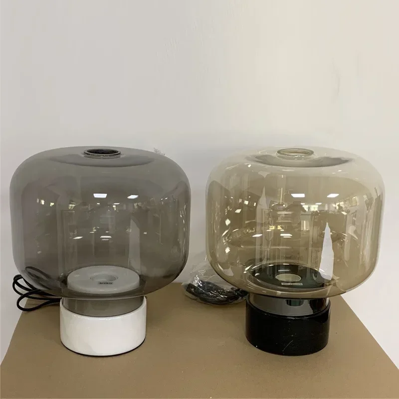 Настольная лампа из скандинавского мрамора современная простая оригинальная