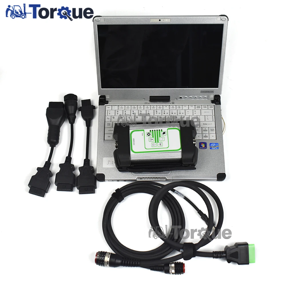 

for volvo Vocom 88890300 scanner with laptop install 2 software into 1 laptop/Hard Disk PTT truck Diagnostic tool +CFc2 Laptop