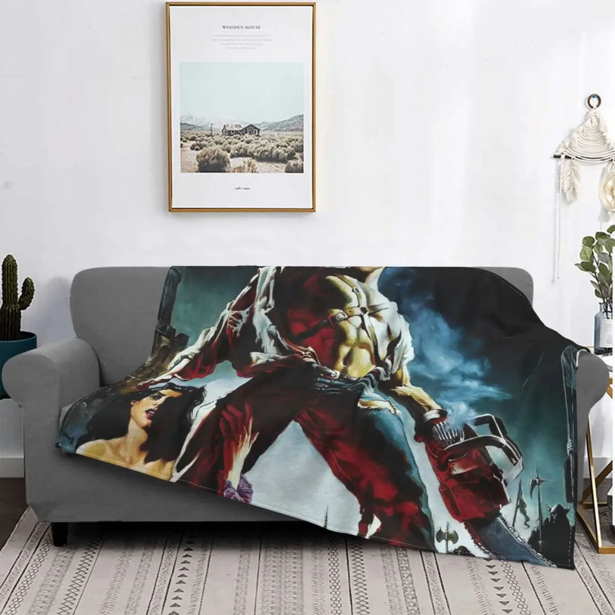 

Одеяло из фланелевого материала с изображением злых мертвецов Шерил, уютное мягкое флисовое покрывало