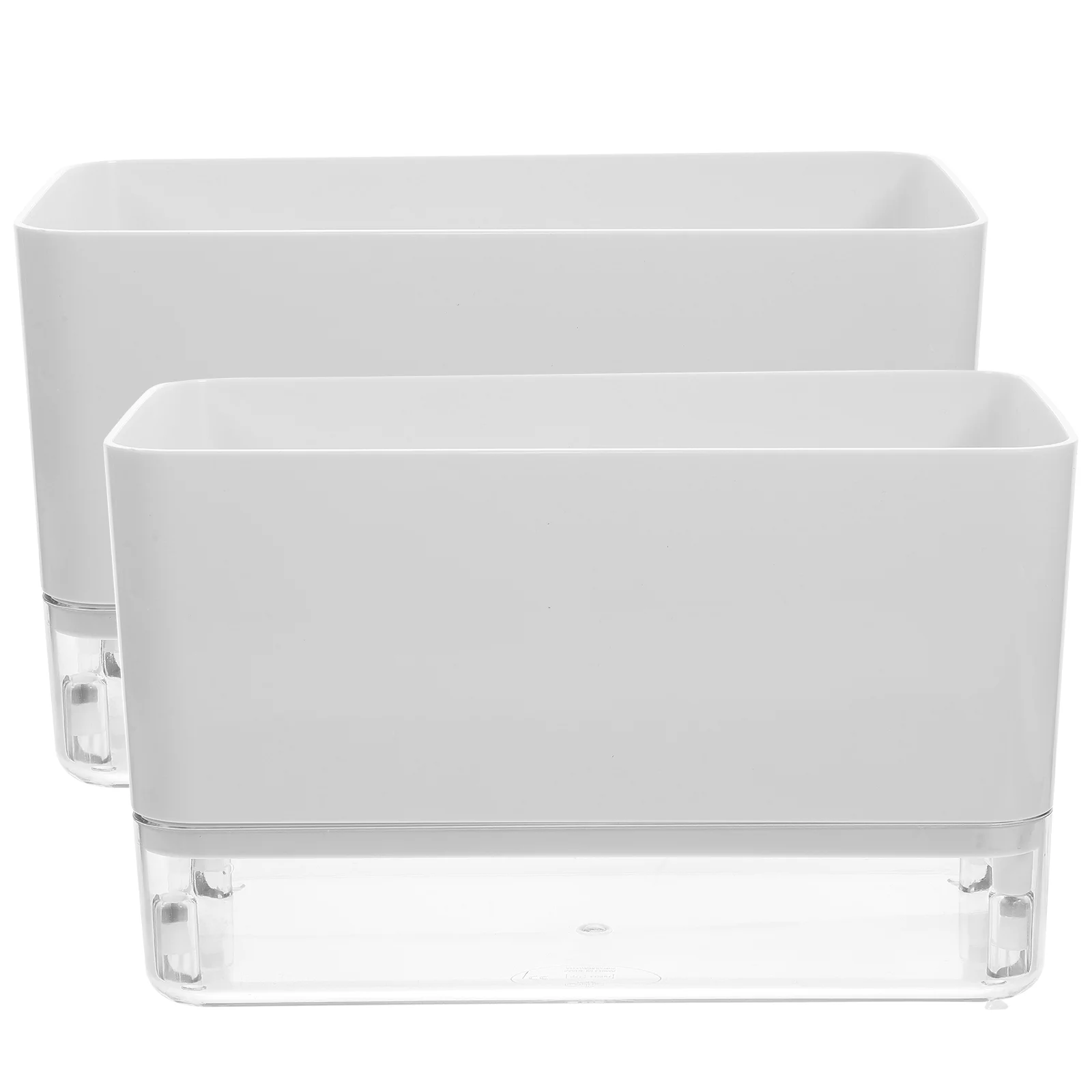 

2pcs Self Watering Flowerpots Self Watering Planters Plastic Flower Pots