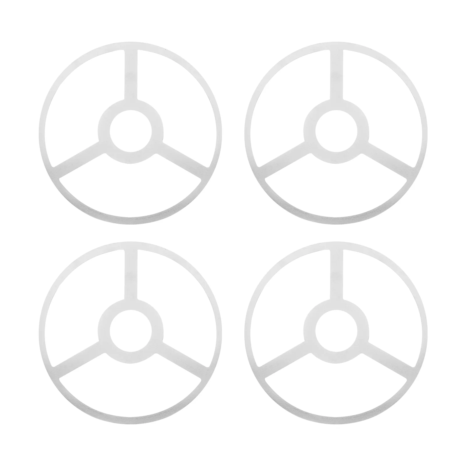 

4 Pcs Sturdy Iron Ring Lamp Iron Ring Fixing Ring Chandelier Lampshade Fixing Metal Ring