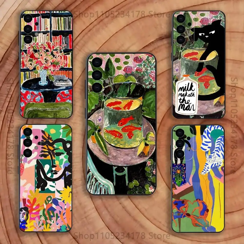 Фото Чехол для телефона H-Henri M-Matisse Art PaI для Samsung S series s21 s22 s23 s24 s25 S26 FE Plus Ultra, мягкий, приятный для кожи, из ТПУ №1