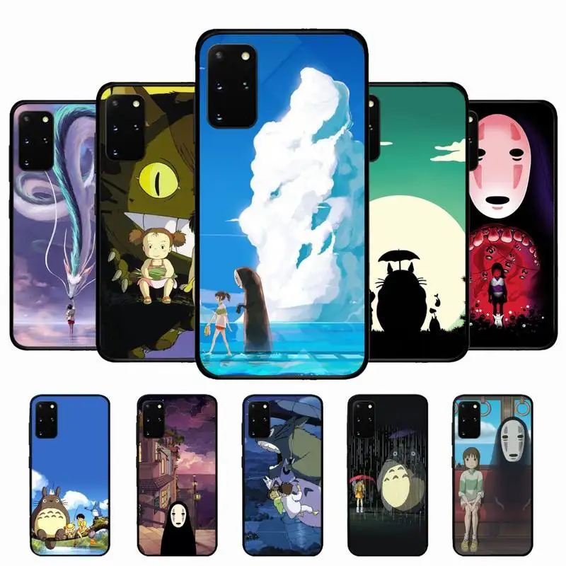 

Cartoon Studio Ghibli Spirited Away Totoro Phone Case for Samsung S10 21 20 9 8 plus lite S20 UlTRA 7edge