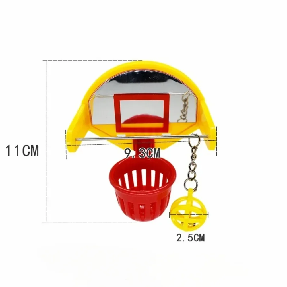 Игрушки-колокольчики для попугаев с зеркалом обучающие игрушки интеллекта птиц