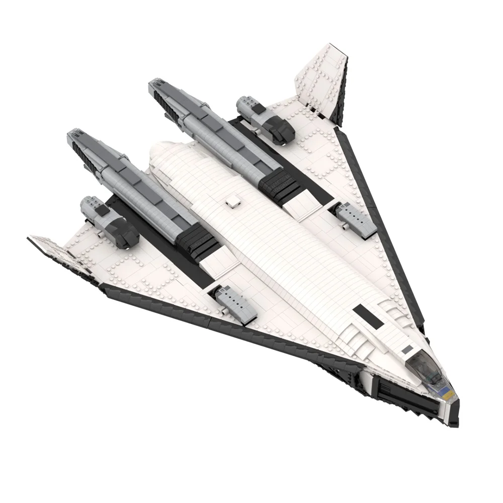 Gobricks MOC Valkyrie SSTO TAV 37B Class Shuttle Bricks Модель Транспортный корабль Строительные блоки