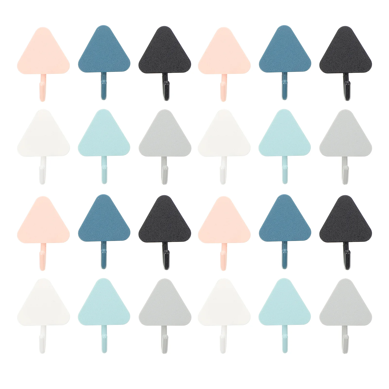 

30Pcs Bathroom Wall Hooks Multipurpose Hooks Punch Free Hooks Coat Towel Hanging Hooks