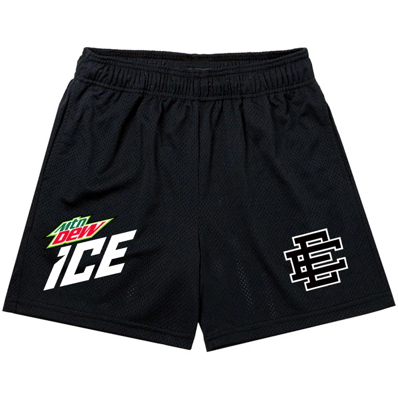 

2022 Eric Emanuel Shorts New Men's Summer Beach Mesh Shorts EE ICE Fitness Training Quick-Drying Short Pants Casual Sports Mes