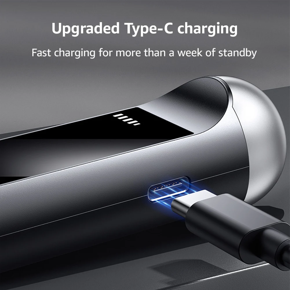 Портативный алкотестер тестер алкоголя USB C перезаряжаемый с экраном для