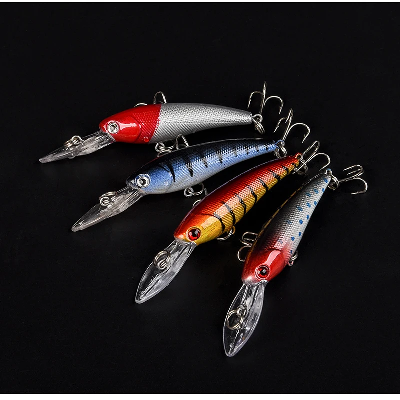 

Wobblers Jerkbait 4 Colors 9cm 7.5g Hard Bait Small Minnow Crank Fishing Lures Bass Fresh Salt Water Tackle Sinking Lure