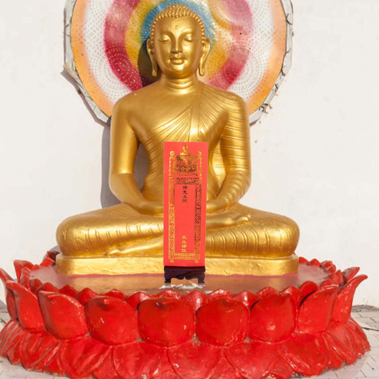 Мемориальная доска для поклонения таблеток пластиковый храм в китайском стиле