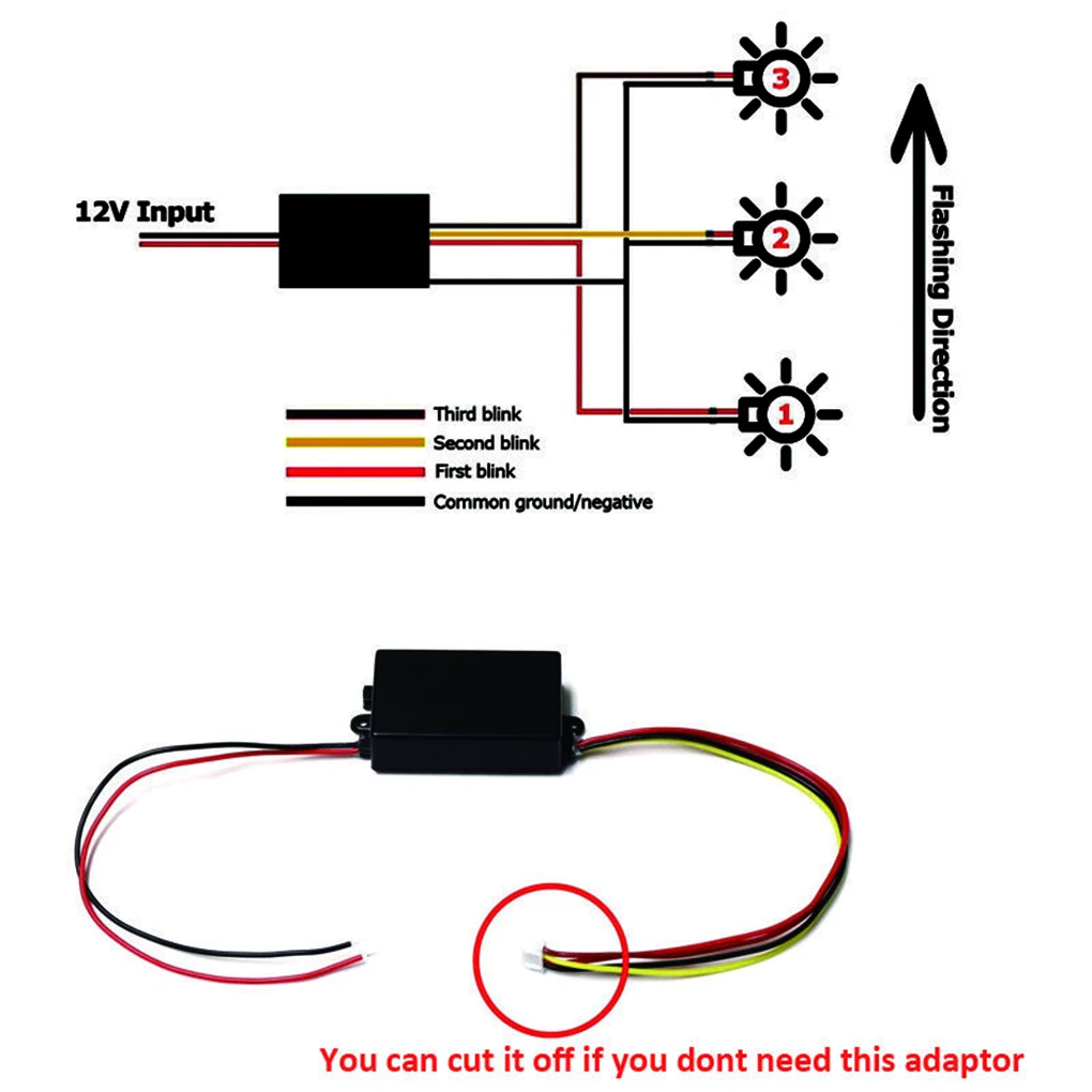 

1Pair Automotive Turn Light Module Sequential Flow Semi Dynamic Chase Flash Tail Lamp Boxes