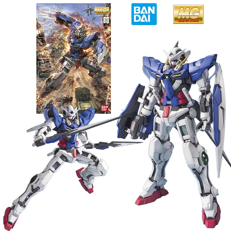 Bandai Namco MG GN-001 Gundam Exia 00 1/100 25 см аниме оригинальная экшн-фотосессия сборная игрушка