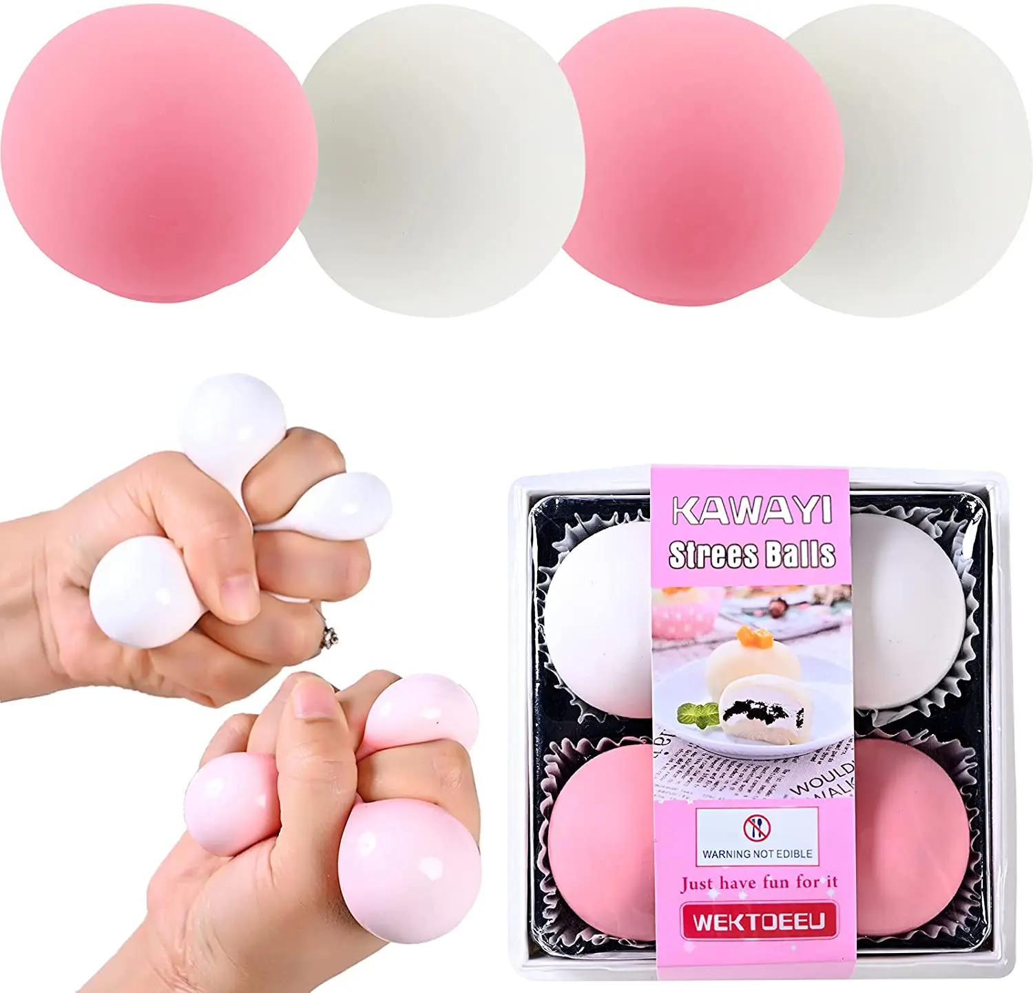 

3D Bubble Ball Internet Celebrity Toy Pinch Vent Fidget Toys Cute Animal with Steamer Relief Stress Squeeze Balls for Adults