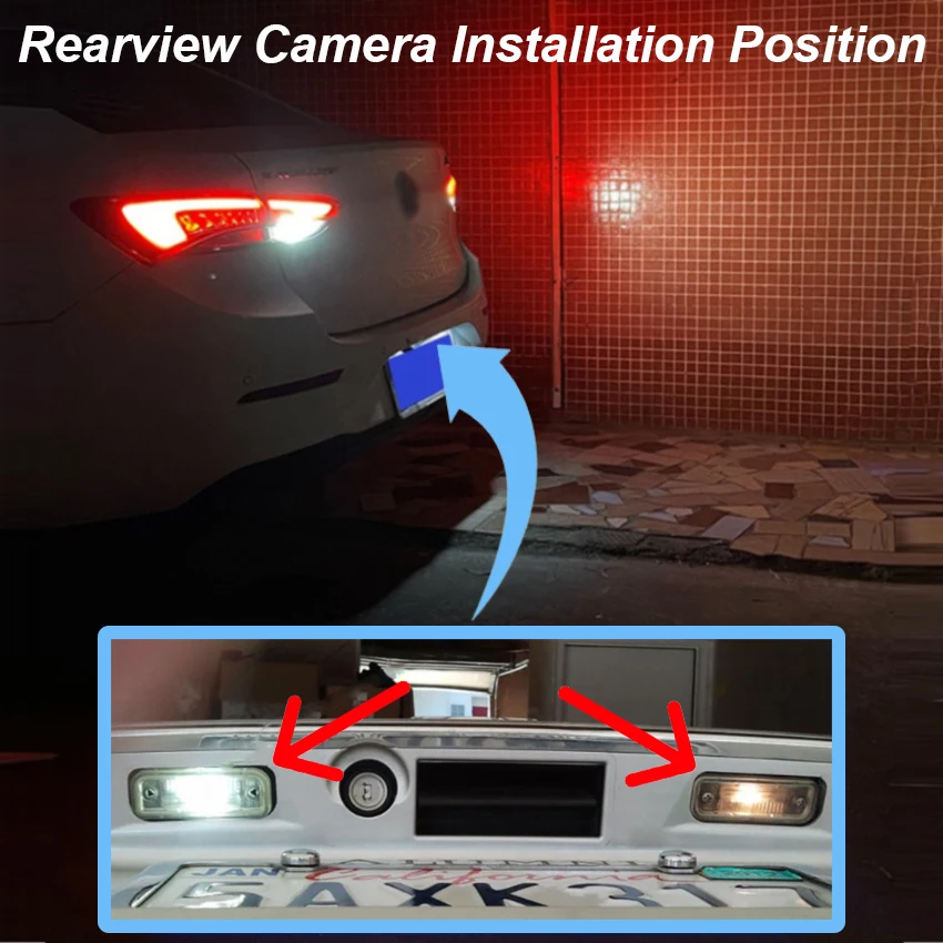 HD CCD Автомобильная камера заднего вида Водонепроницаемая высококачественная RCA