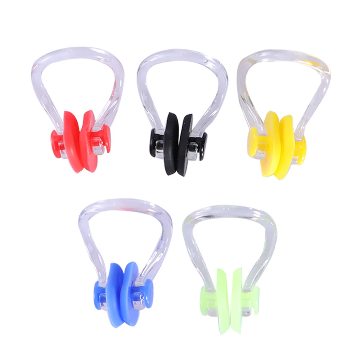 

5Pcs Nose Clips Anti-slip Portable Practical Nose Clips Nasal Clips
