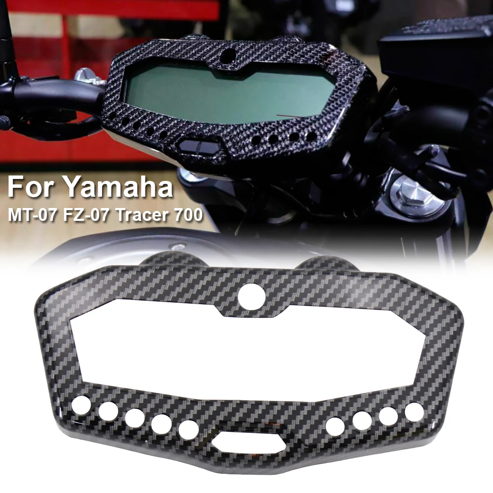 

Чехол из углеродного волокна для спидометра мотоцикла Yamaha MT07 FZ07 2014-2020 2019 2018 2017 2015 для трассировщика 700 2016-2019