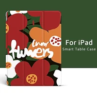 heouyiuo painted pattern case for ipad 9 7 2018 6 5 2017 4 3 2 tablet case cover