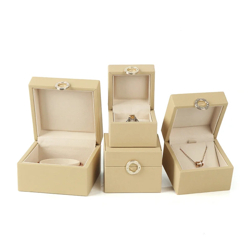 

New-Fashion-PU-Leather-Jewelry-Packaging--Display-Storage-For-Femal-Ring-Earring-Pendent-Bracelet-Jewelry-Box