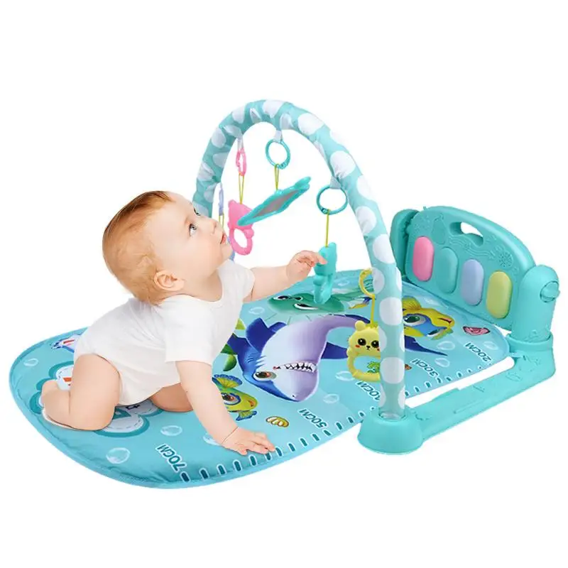 

Playmat For Toddler Durable Toddler Game Mat Fitness Rack Crawling Mat 3-6-12 Months Toddler Pedal Piano Crawling Mat