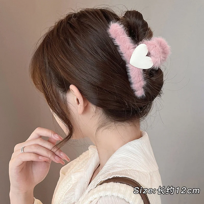 

Headwear Set Women Fashion Claw Clip Coffee Black Acrylic Large Hair Claw For Girl Clip Barrette Hair Accessories