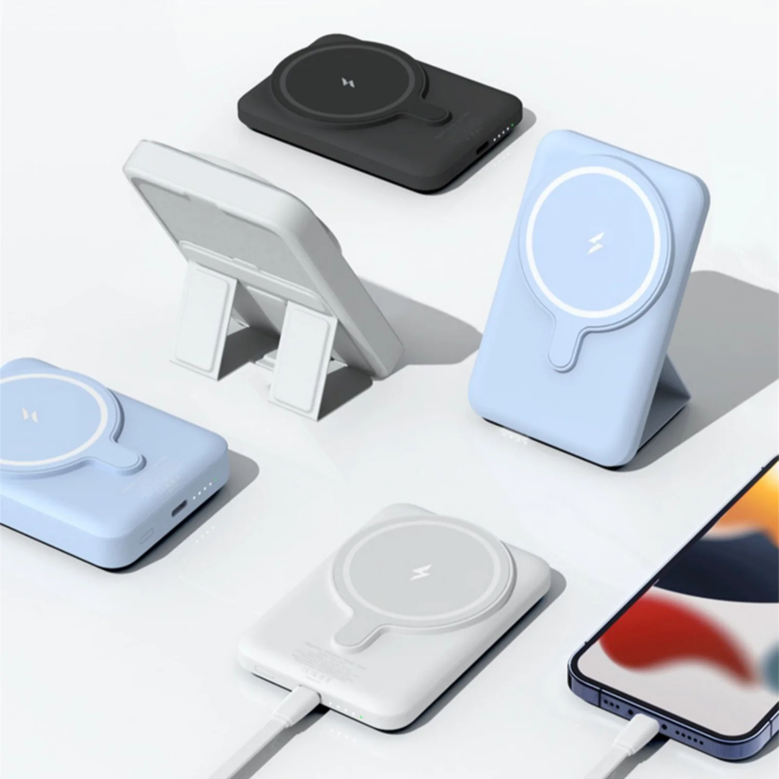 

5000mAh Magsafe Power Bank Qi Magnetic Wireless PowerBank for iPhone 14 Samsung Xiaomi Portable Induction Charger Fast Charging