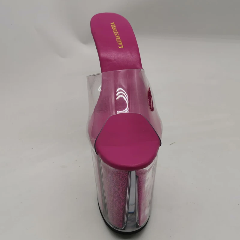 LAIJIANJINXIA/Новые пикантные экзотические туфли из ПВХ для танцев на шесте летние