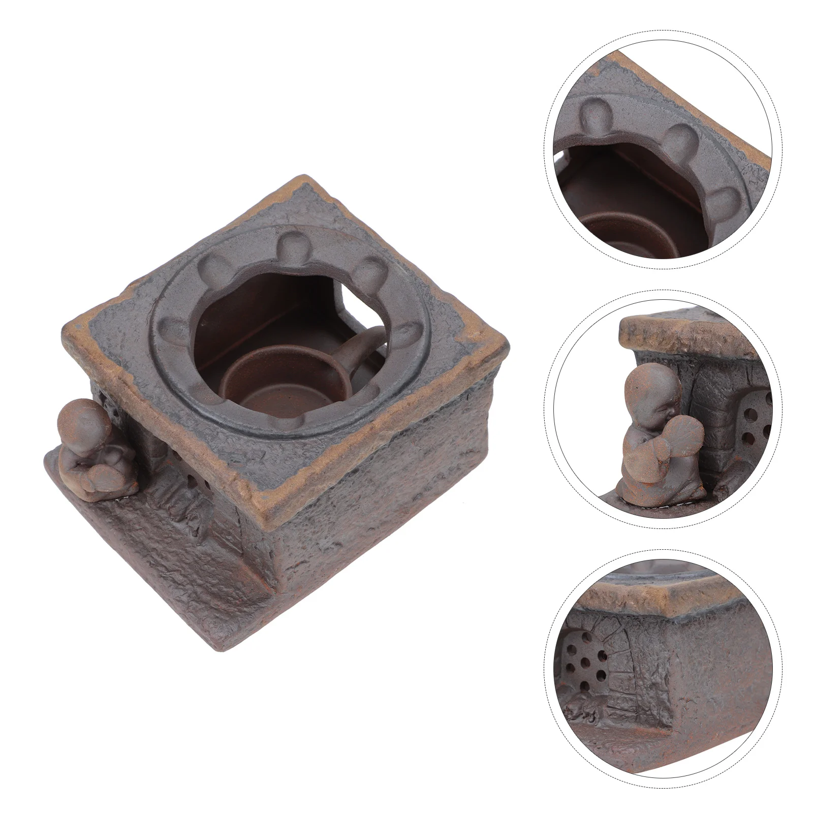 

Warmer Teapot Ceramic Tea Stove Coffee Base Heater Warming Dish Tealight Stand Light Holder Stoves Metalfor
