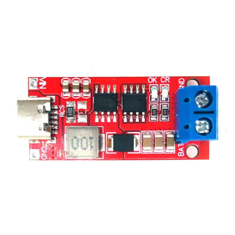 1 шт. Type-C 2S повышающий модуль полимерный литий-ионный аккумулятор зарядный 18650