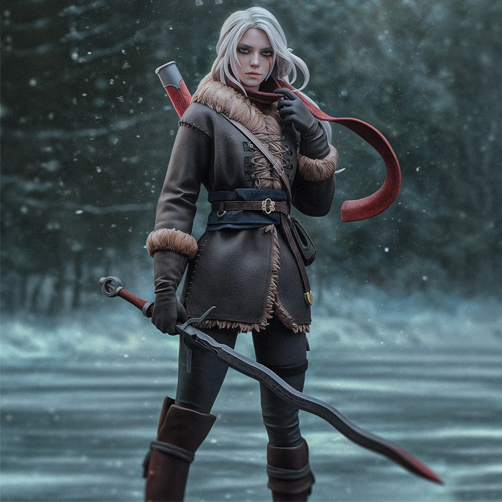 Фигурка Кири 1:16 миниатюрная модель из смолы комплект неокрашенной пластиковой