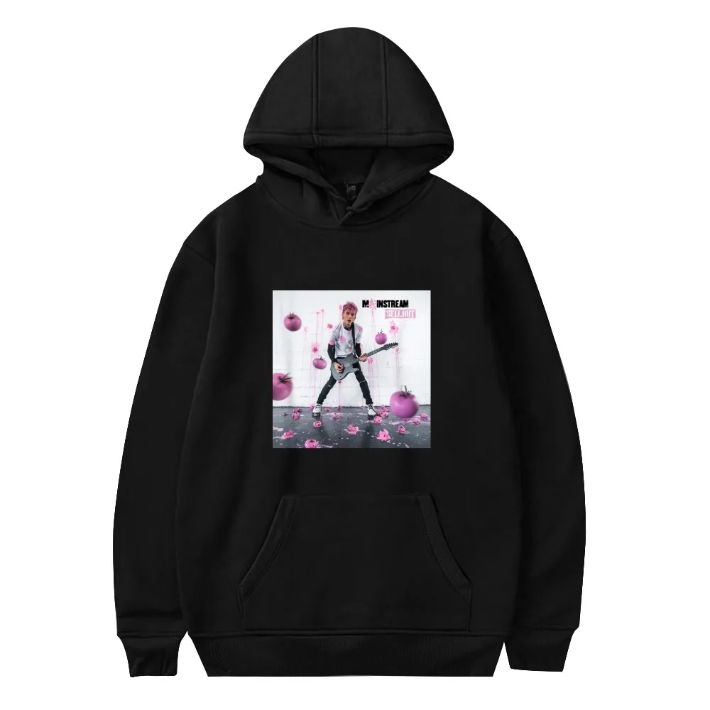 

Machine Gun Kelly Mainstream Sellout Digital Cover Hoodie Long Sleeve Women Men Hooded Sweatshirt Hip Hop Rapper MGk Clothes