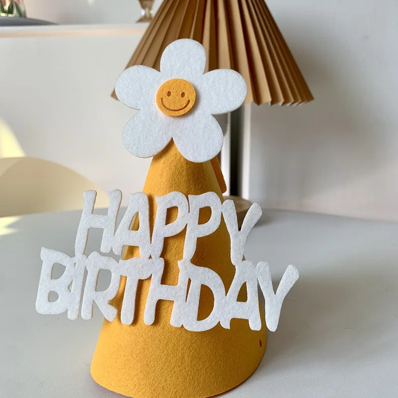 Шапка для дня рождения Корейская шапка маленькая с цветами украшение реквизит