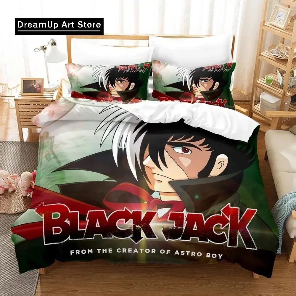Новый комплект постельного белья Anime Young Black Jack Single Twin Full Queen King Size, комплект постельного белья для взрослых и детей, комплекты пододеяльников для спальни, домашний текстиль (art.: 3920cd027850b) - 3920cd027850b
