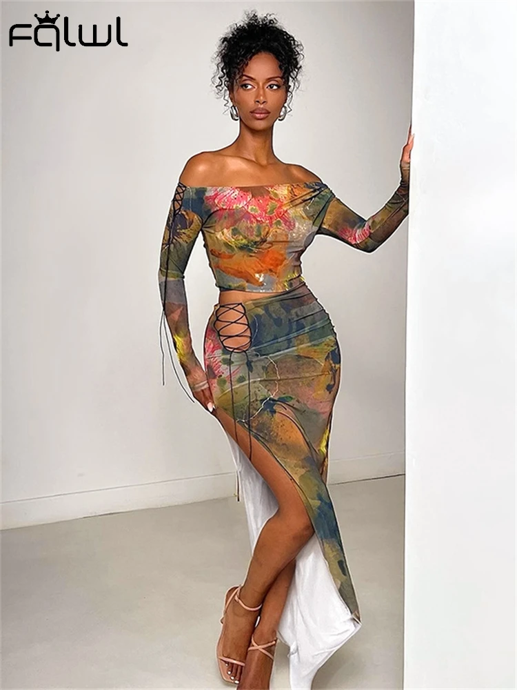 Habbris Осенний женский комплект из 2 предметов с эстетическим принтом наряды для