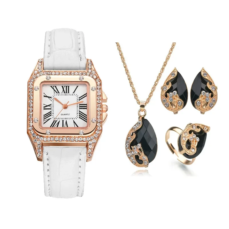 

Женские часы, повседневные спортивные кварцевые часы с квадратным кожаным ремешком, женский браслет, ювелирные изделия, часы для платьев, Подарочные деловые часы