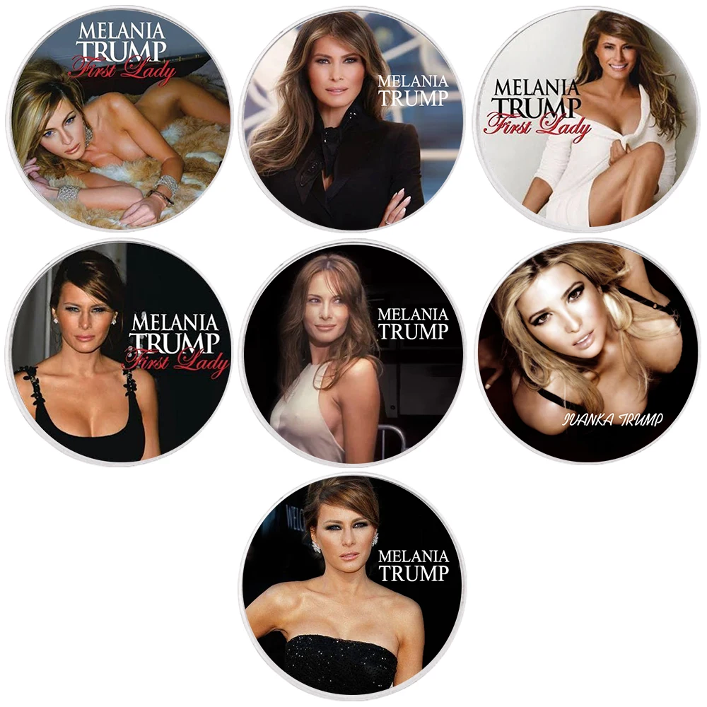 

7 шт./компл. Юбилейная монета Melania с изображением американского Орла, декоративная коллекция монет