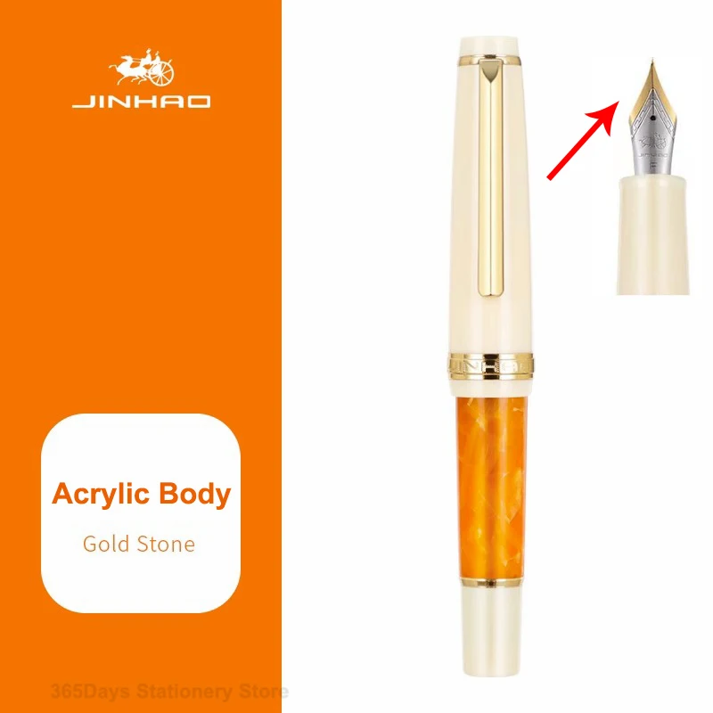 Ручка перьевая Jinhao 82 Mini стильная ручка EF/F/M/ Nib акриловая компактная короткая